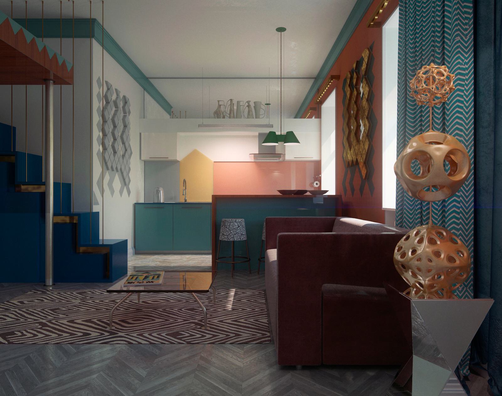 жилые интерьеры