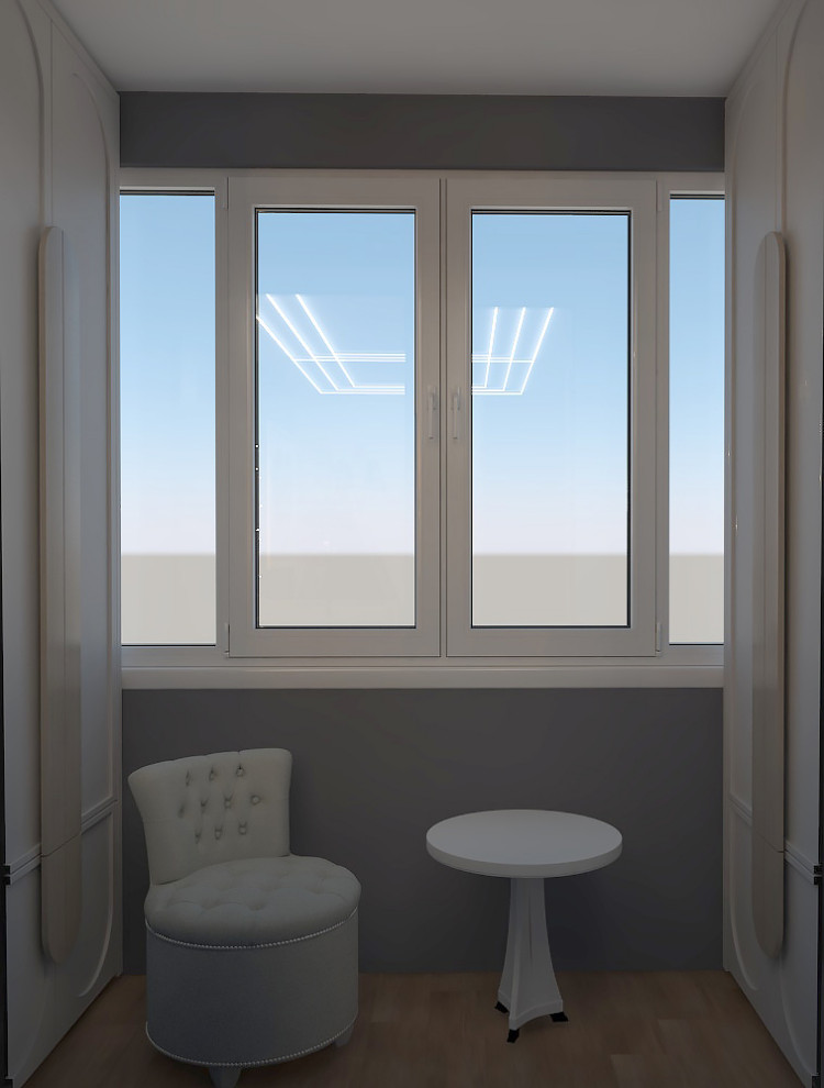 проходная кухня-студия