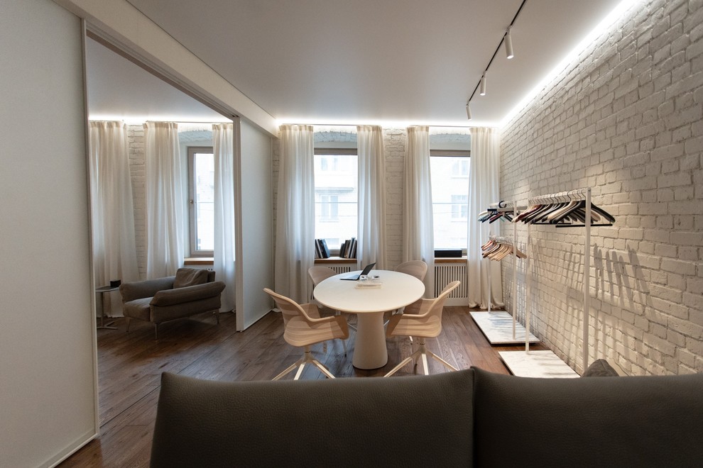 Межкомнатная раздвижная перегородка R1200 raumplus в комнату