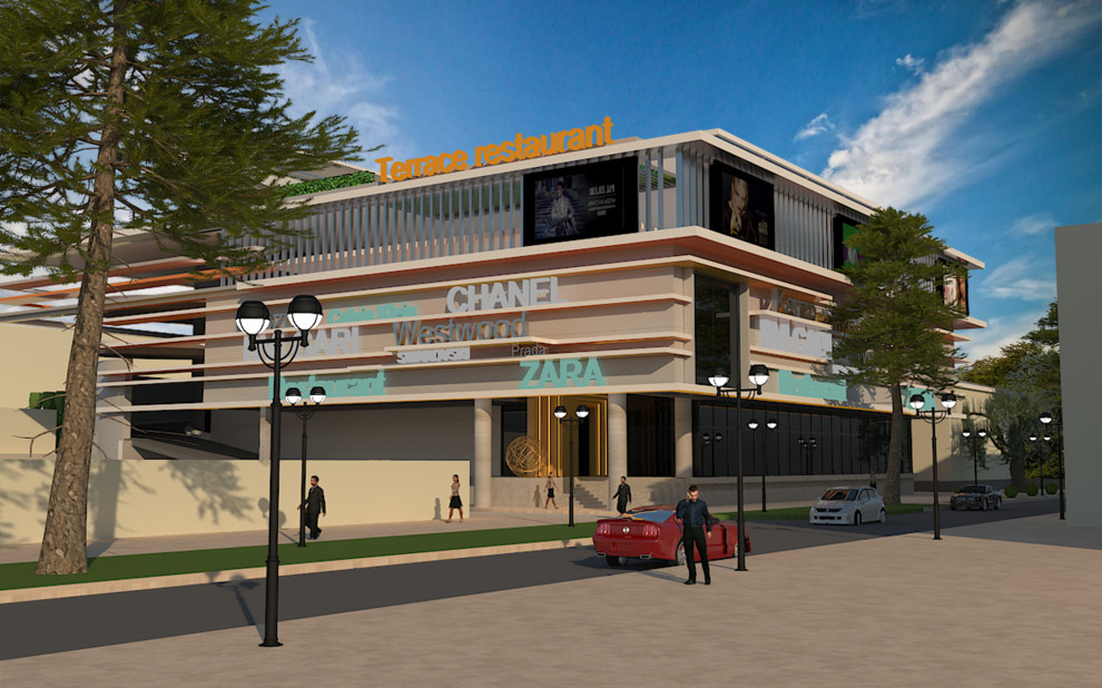 Обложка проекта: Торговый центр Геленджик