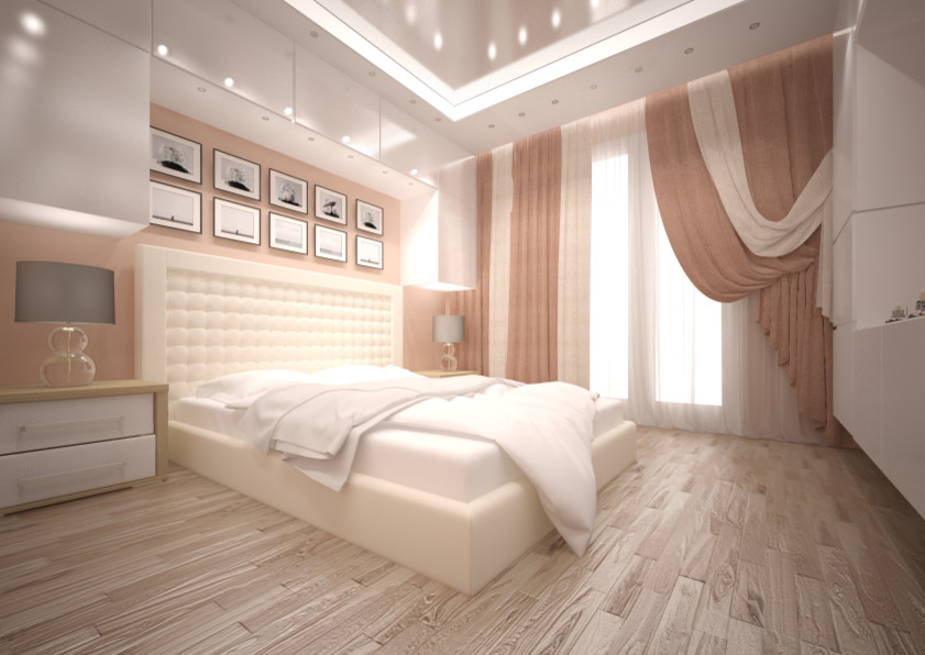 Дизайн интерьера 2-х комнатной квартиры 48 м2