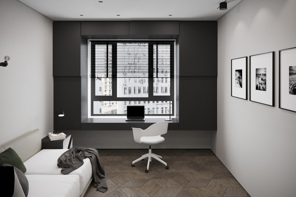 Квартира для семьи, которая любит природу и хоккей