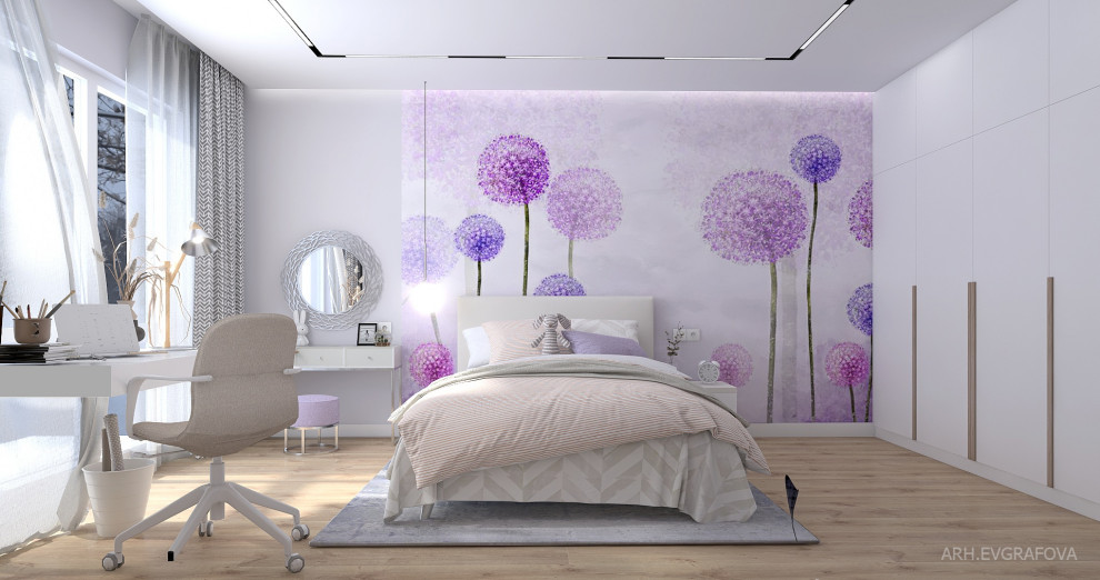 Обложка проекта: Дизайн спальни 17 кв.м