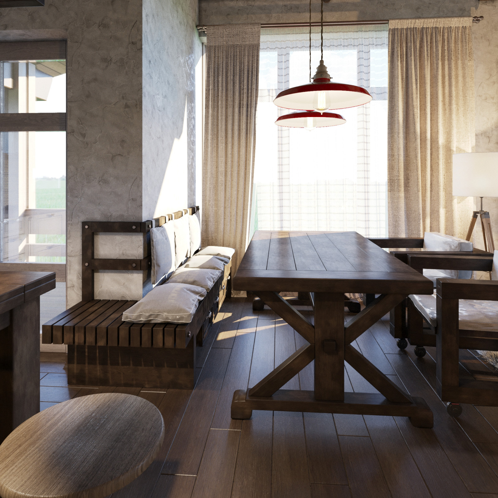 Интерьеры дома в Леоновском