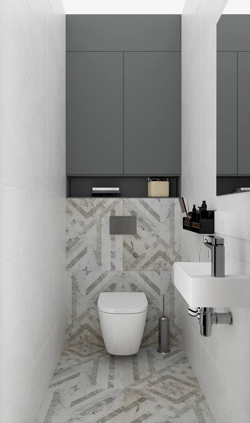 Квартира с "синими акцентами" для молодой семьи