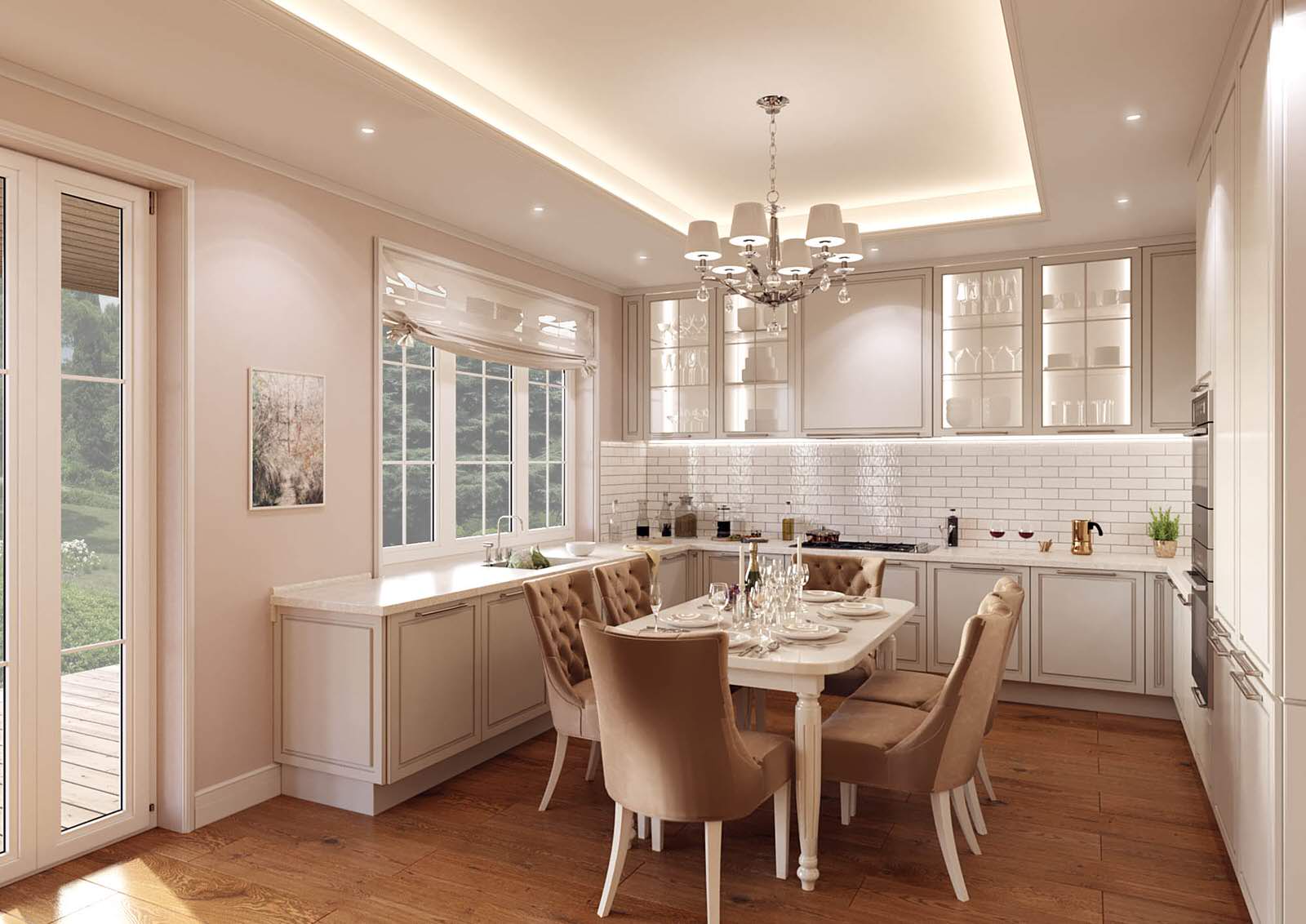 Проект интерьера загородного дома 175 кв.м в Воронежской обл.