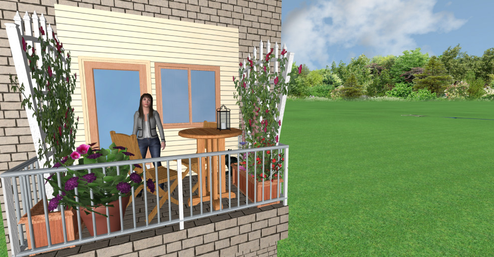 Открытый балкон