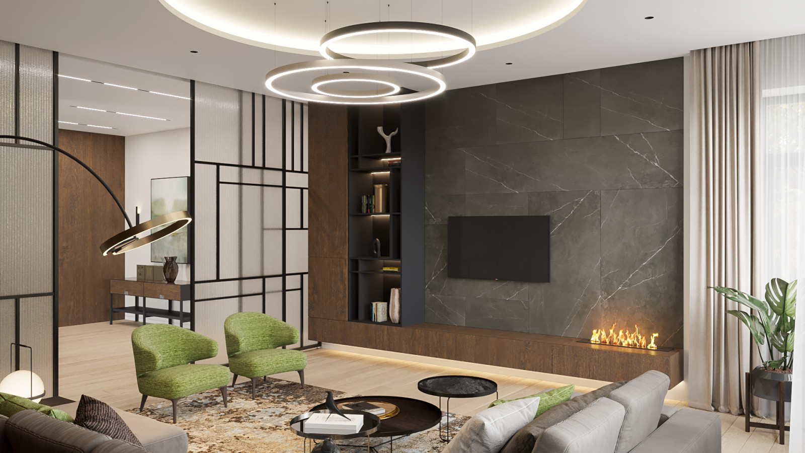 Дизайн интерьера индивидуального жилого дома. КП "Павлово"