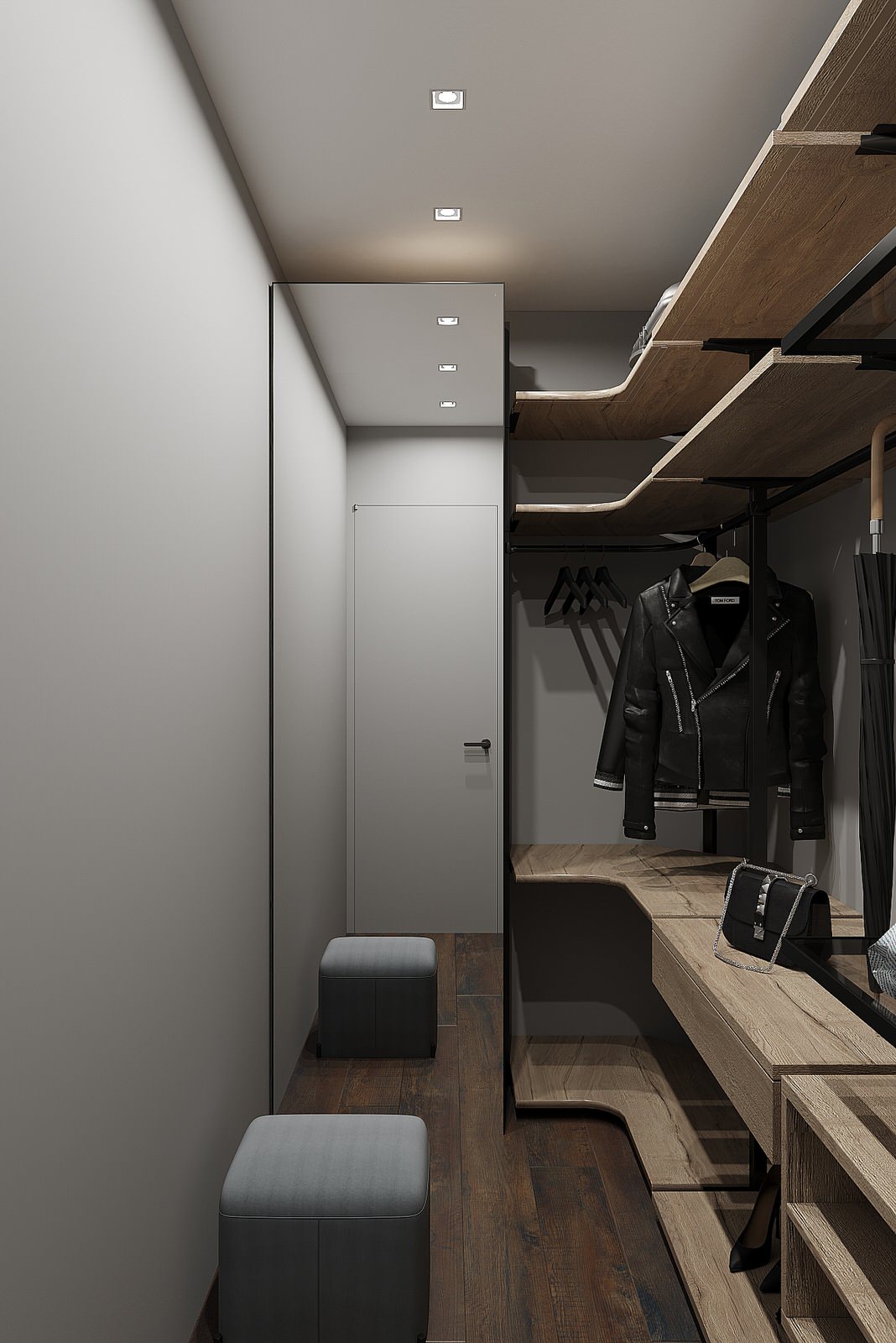 Двухуровневая квартира для молодой семьи