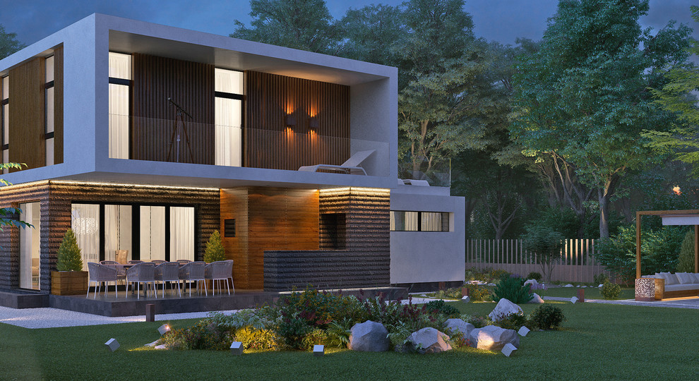 Современный загородный дом