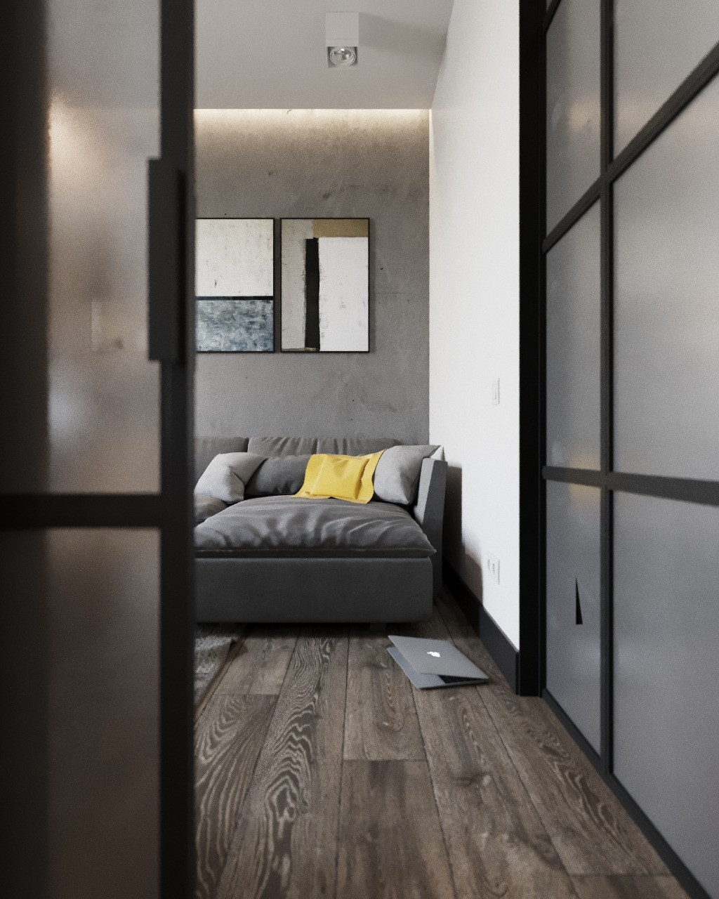 ЖК "Лахта парк" квартира в стиле LOFT 90 м2