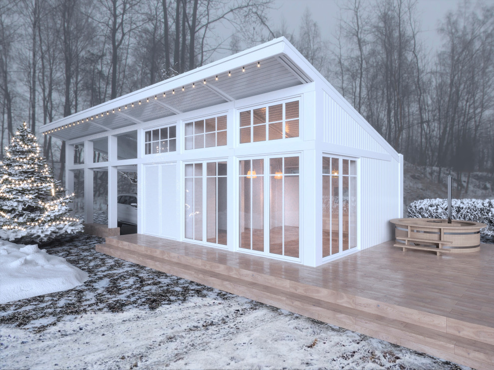 Модульная дача. Проект недорогого дачного дома