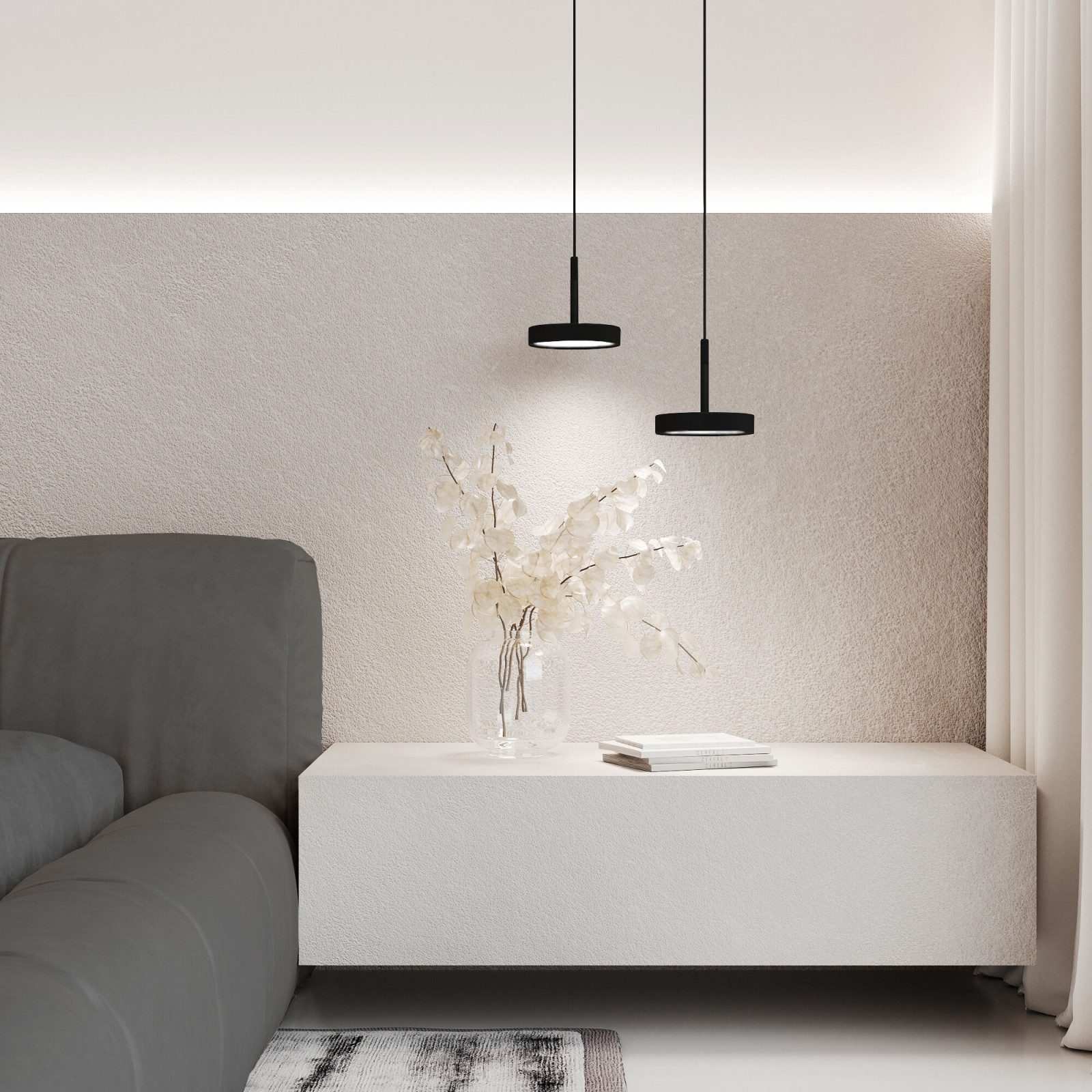 Подвесной светильник Plate 14W 4000K черный