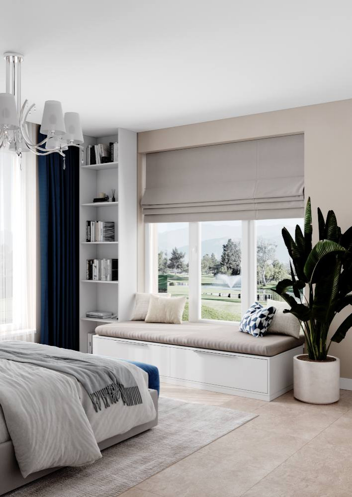 Обложка проекта: Спальня в жилом доме