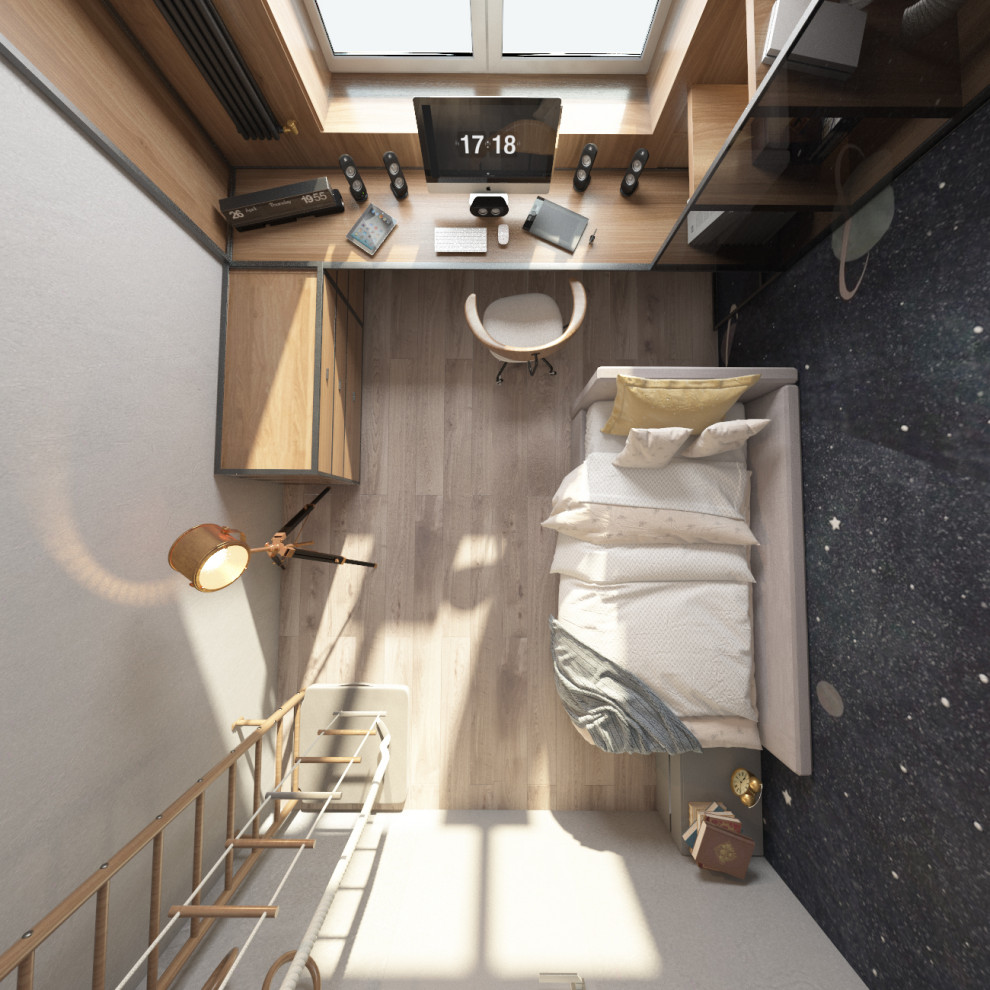 Современный лофт с нотками терракота