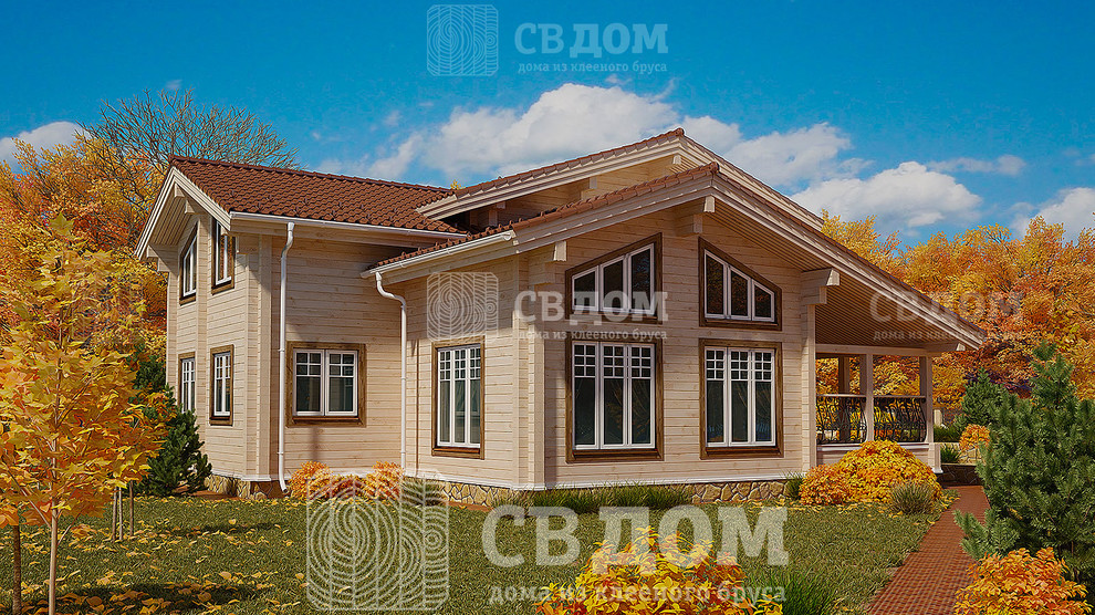 Спецпредложение на дома из клееного бруса