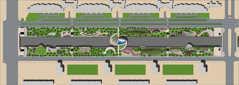 Лю Сыхань. Дипломный проект: "Реновация набережных реки Смоленки".