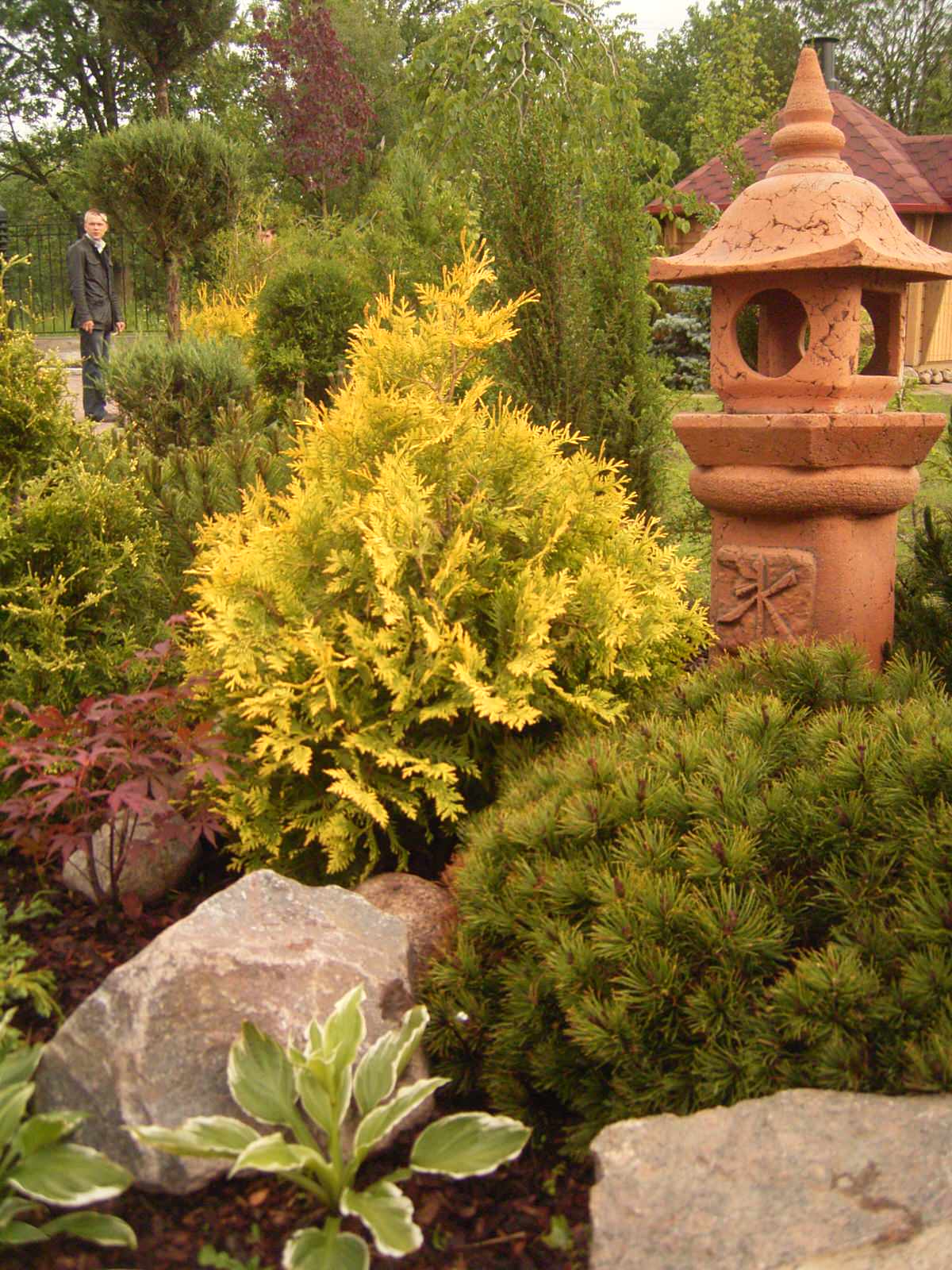 Дизайн участка в городской среде : таун-хауз в Коломягах