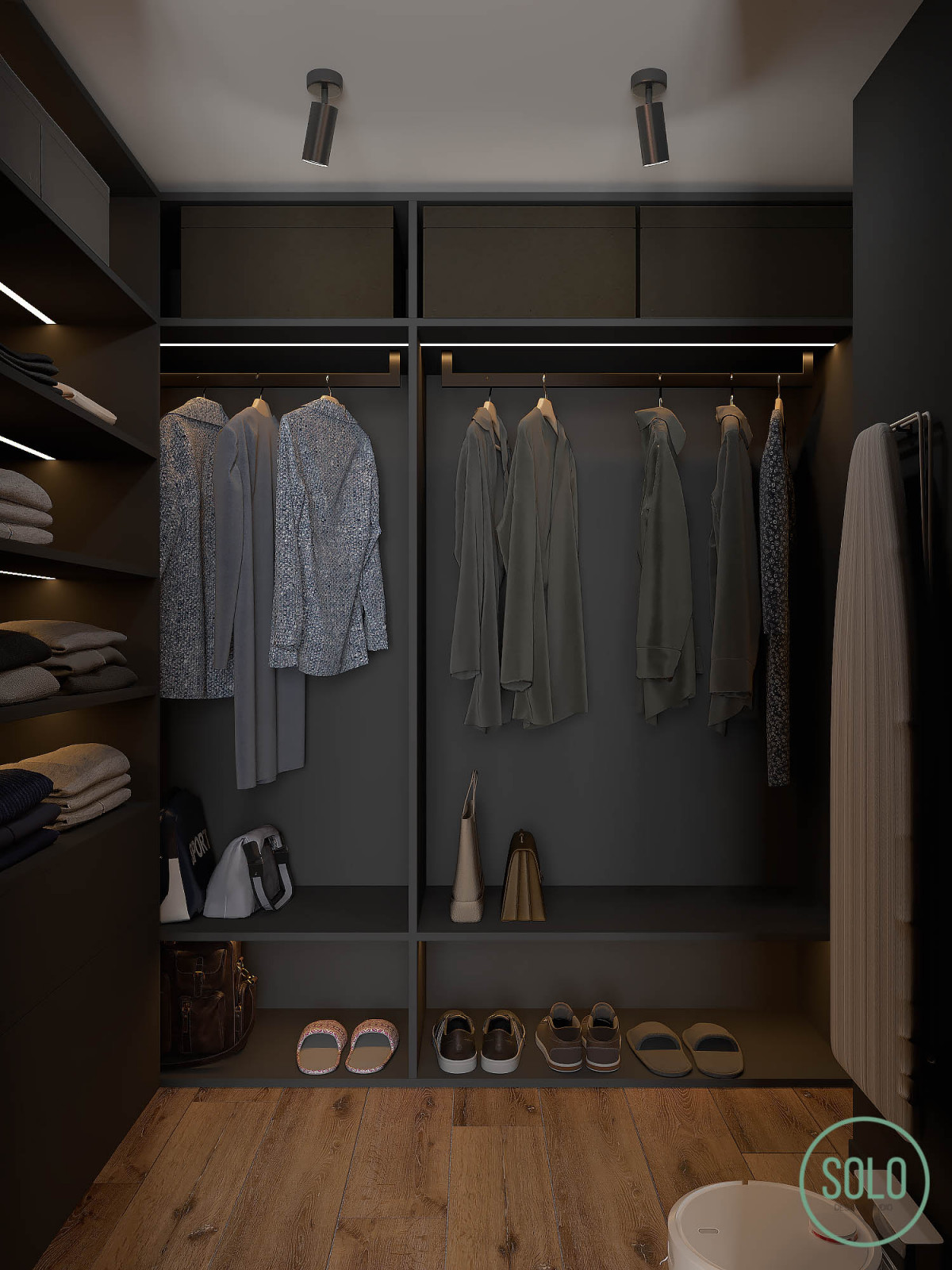 Лофт со спальней на втором уровне