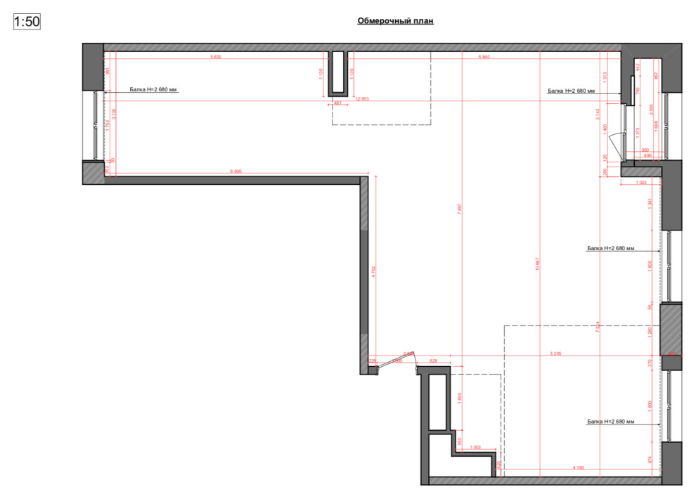 Обмерные планы: 22 примера из портфолио российских дизайнеров