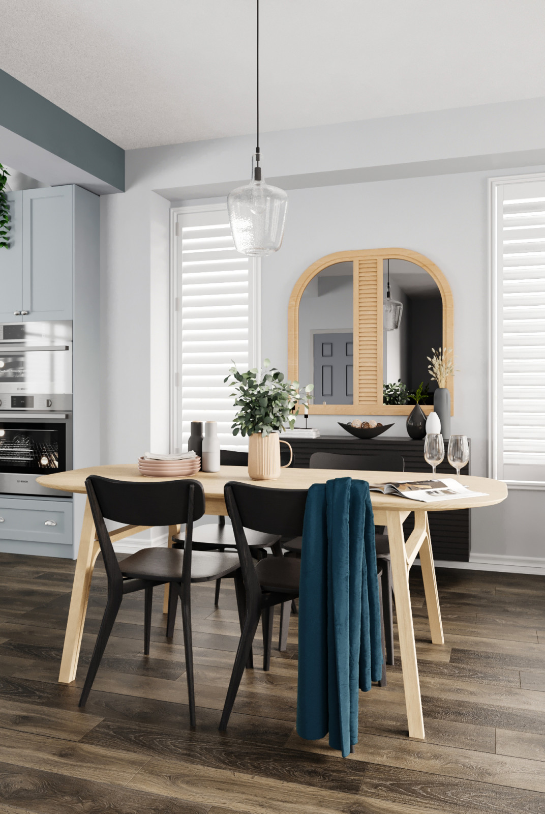 Кухня-гостиная в Современном стиле.