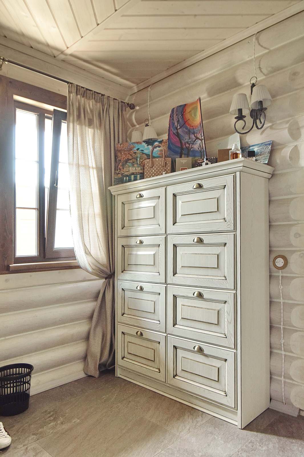 Прихожая/Холл в срубе