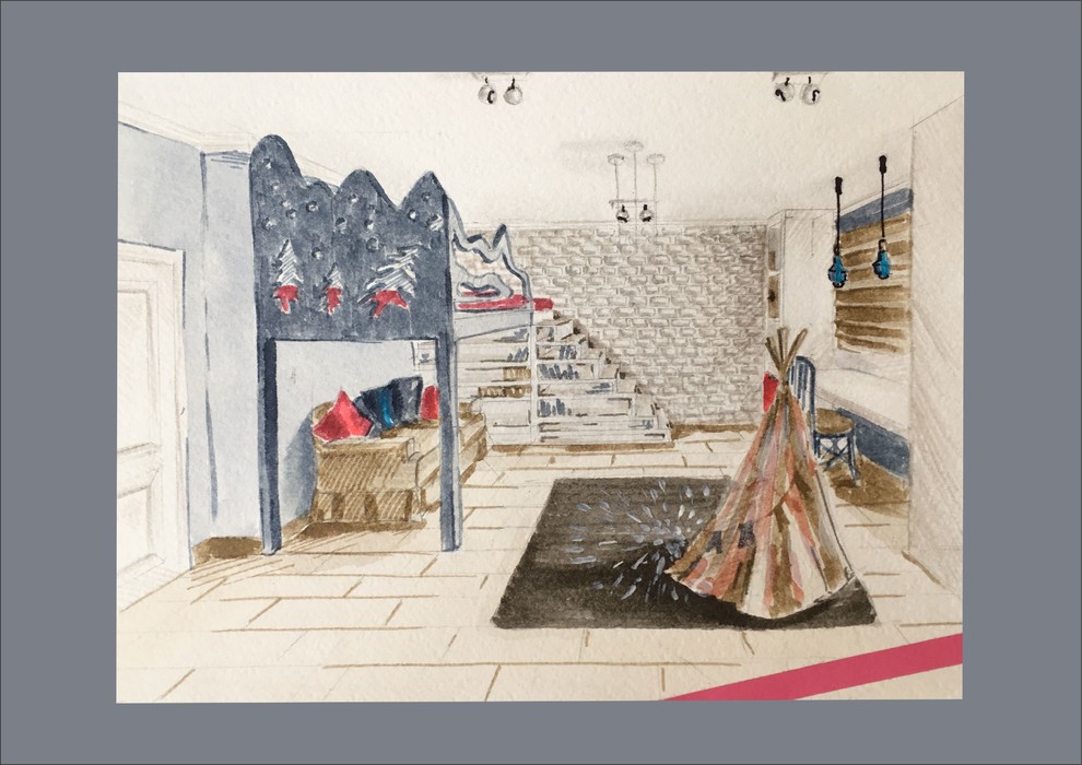 Двухкомнатная квартира с перепланировкой для молодой семьи