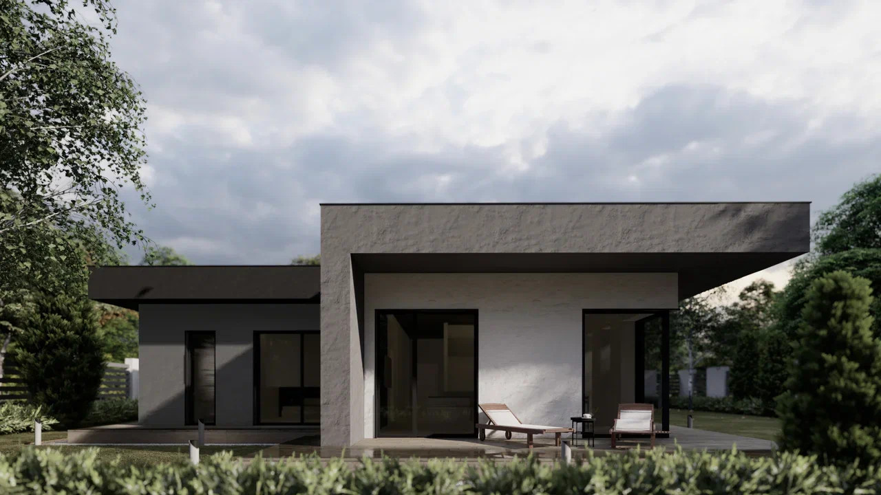 Дом с круговой террасой | 158 м²