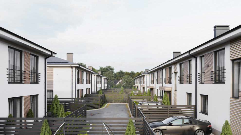 Визуализация таунхаусов в Тюмени