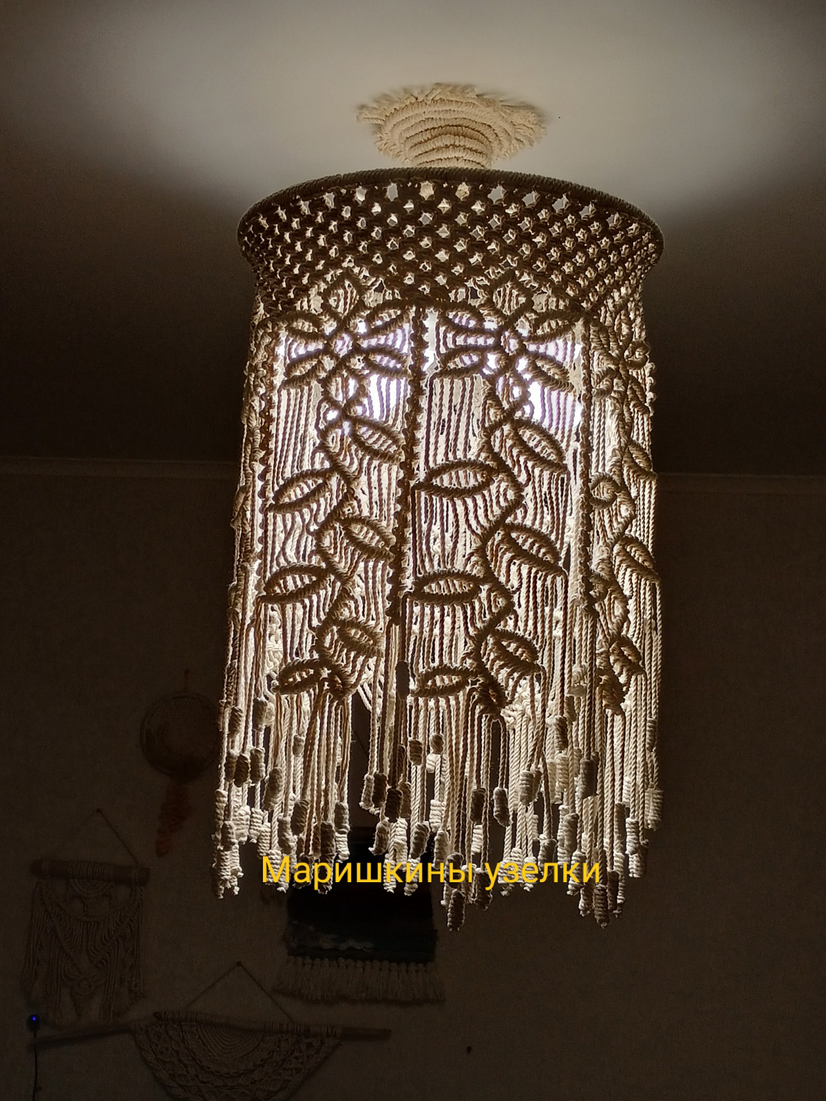 Обложка проекта: Абажуры с цветочным орнаментом