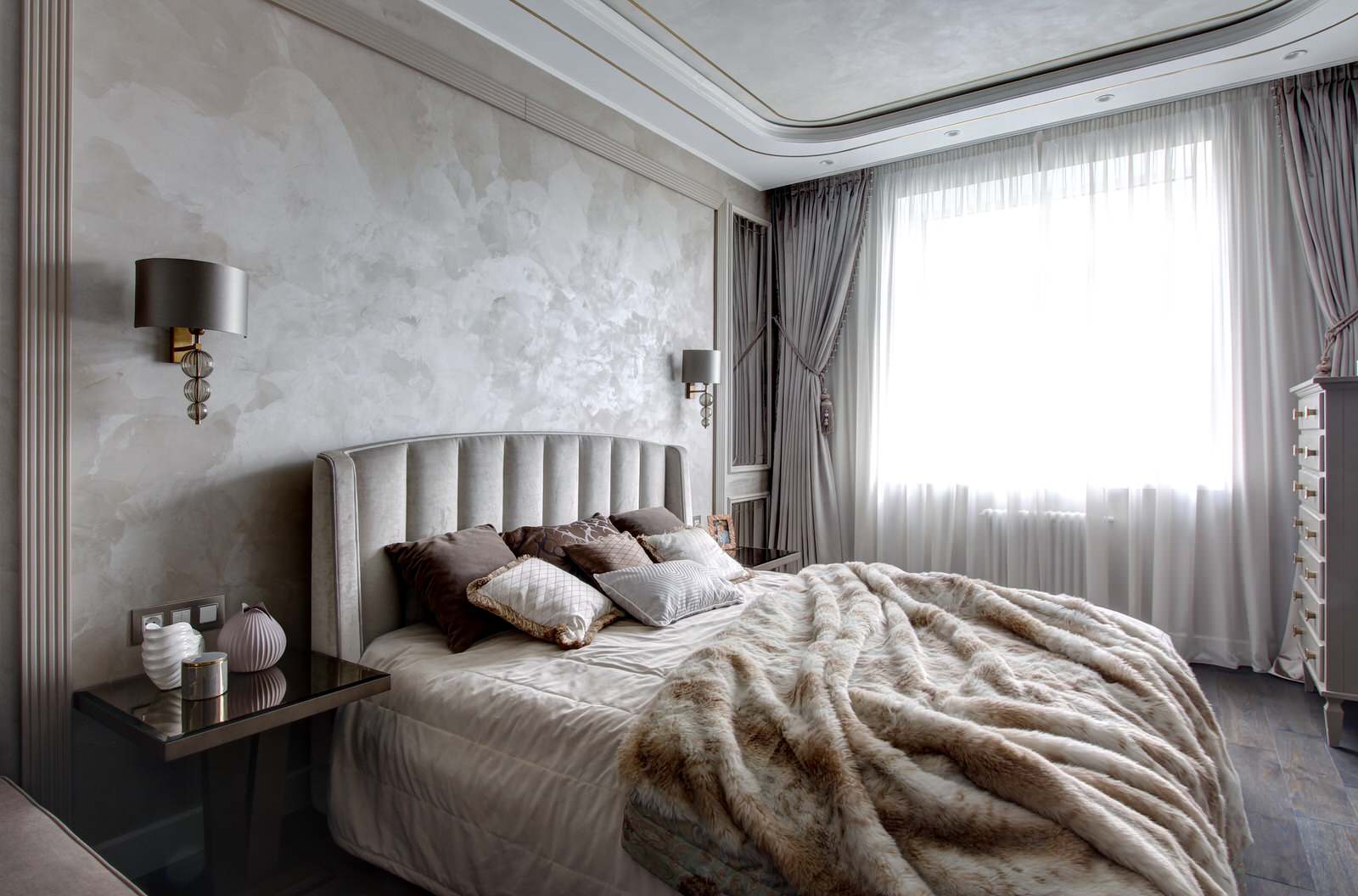 Обложка проекта: Мастер-спальня ЖК "Алые паруса"