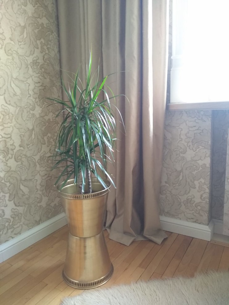 Обложка проекта: мягкие портьеры в спальне