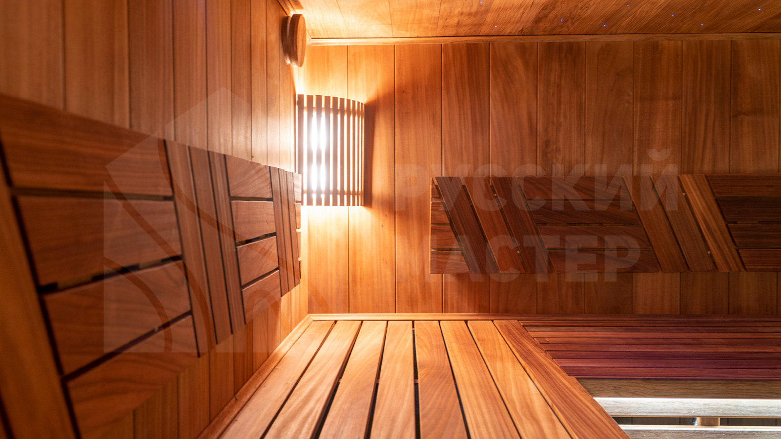 Обзор парной из экзотической и редкой древесины Фраке