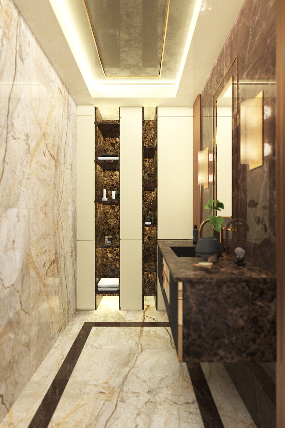 Villa  sul mare con la  vista Vesuvio