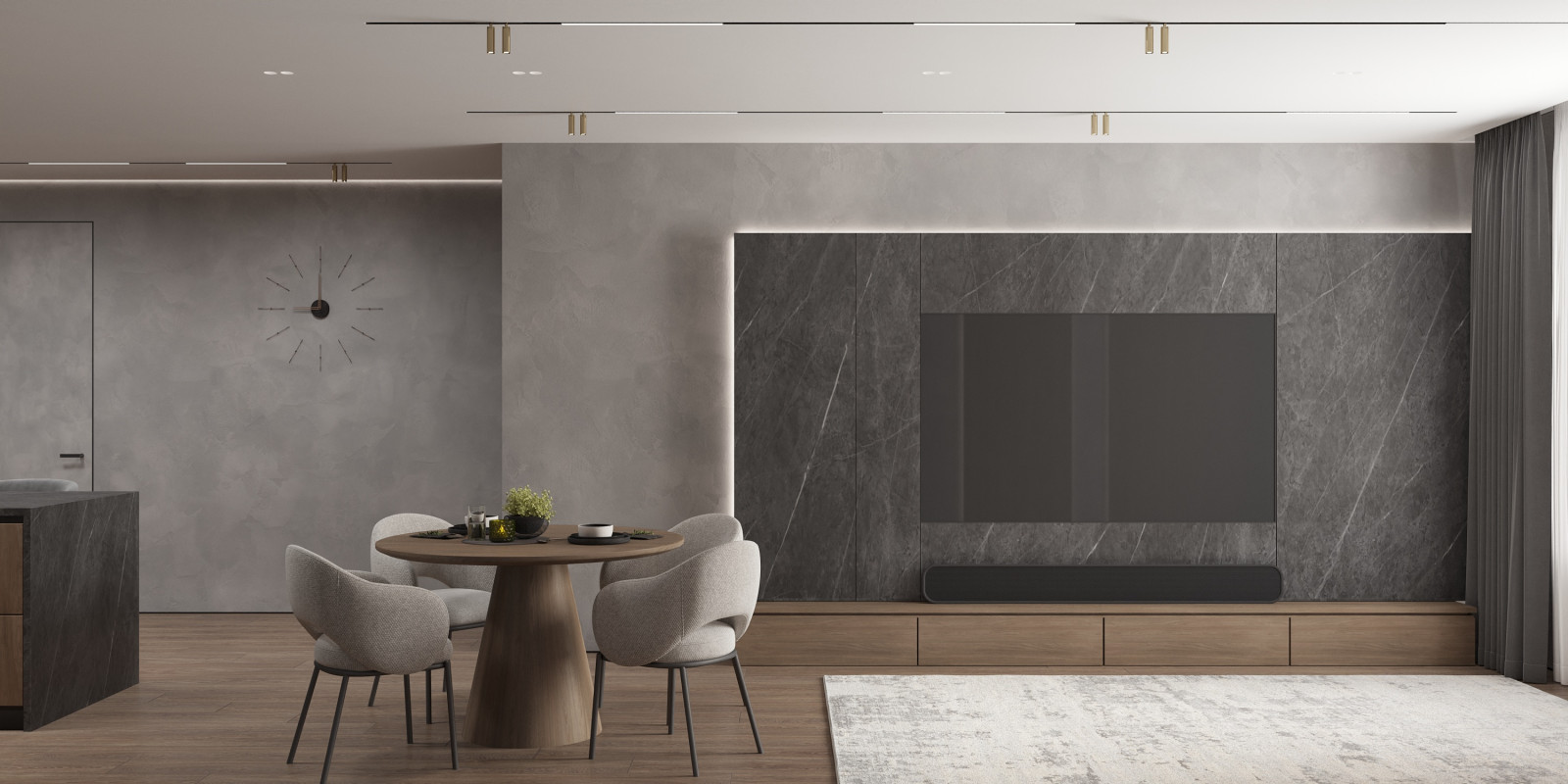 Стильная 3-х комнатная квартира в ЖК Прованс. Проект