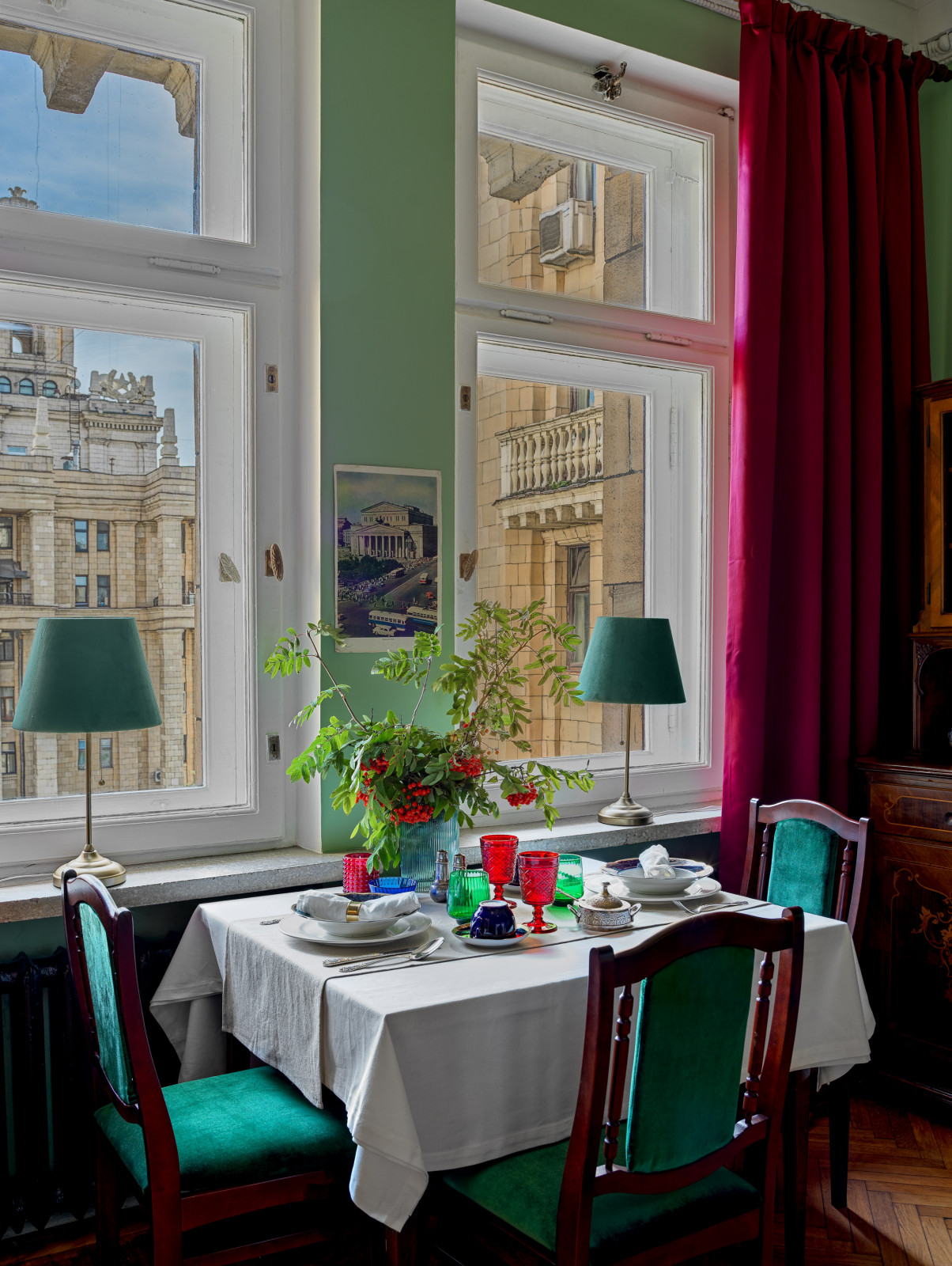 Интерьер в сталинской высотке (гостиница Украина)