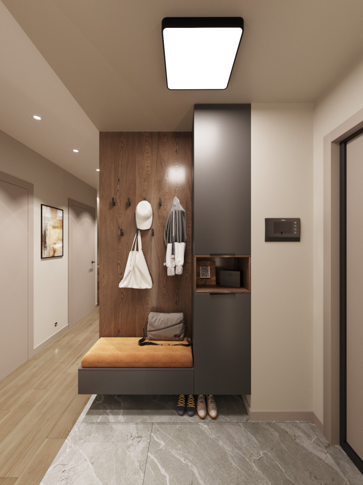 Дизайн-проект 4х комнатной квартиры 81 м2 для многодетной семьи