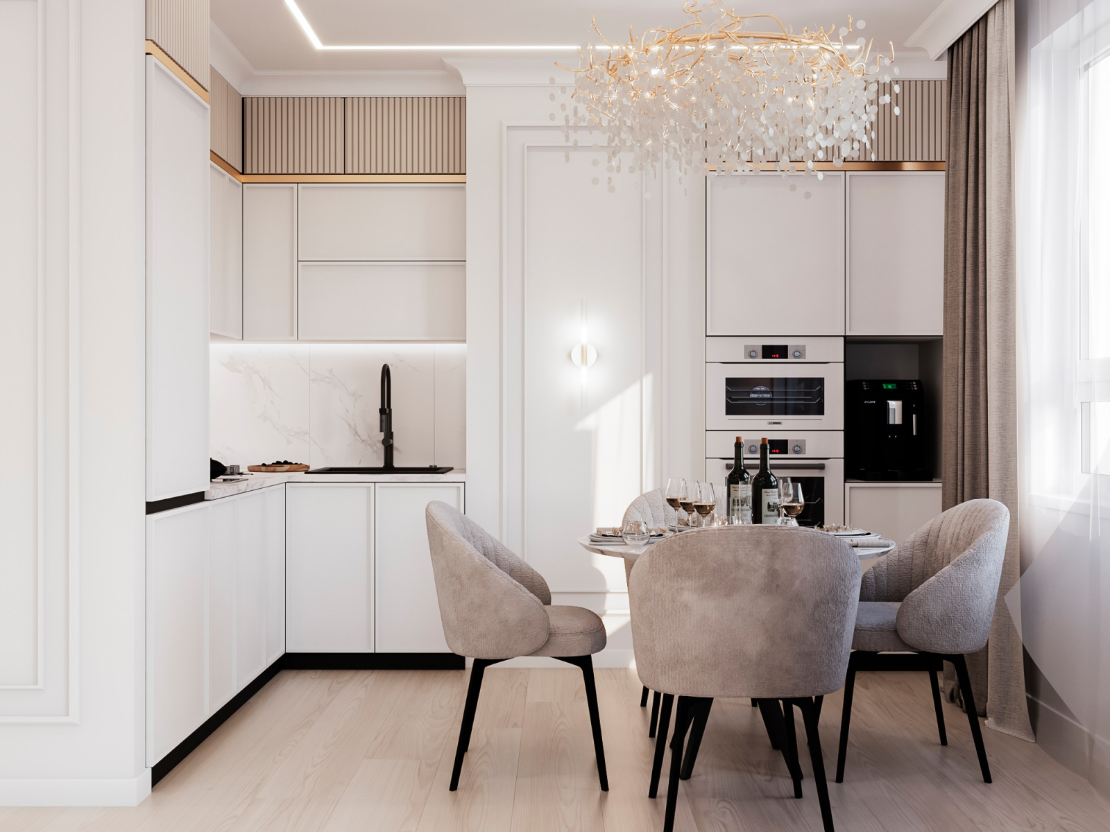 ДИЗАЙН ПРОЕКТ КВАРТИРЫ S=56,07 КВ.М.