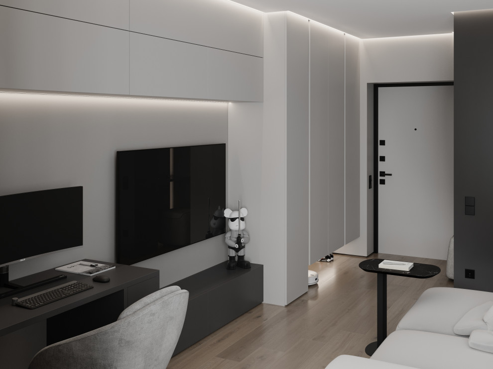 Студия в стиле минимализм ЖК Дом на Анри