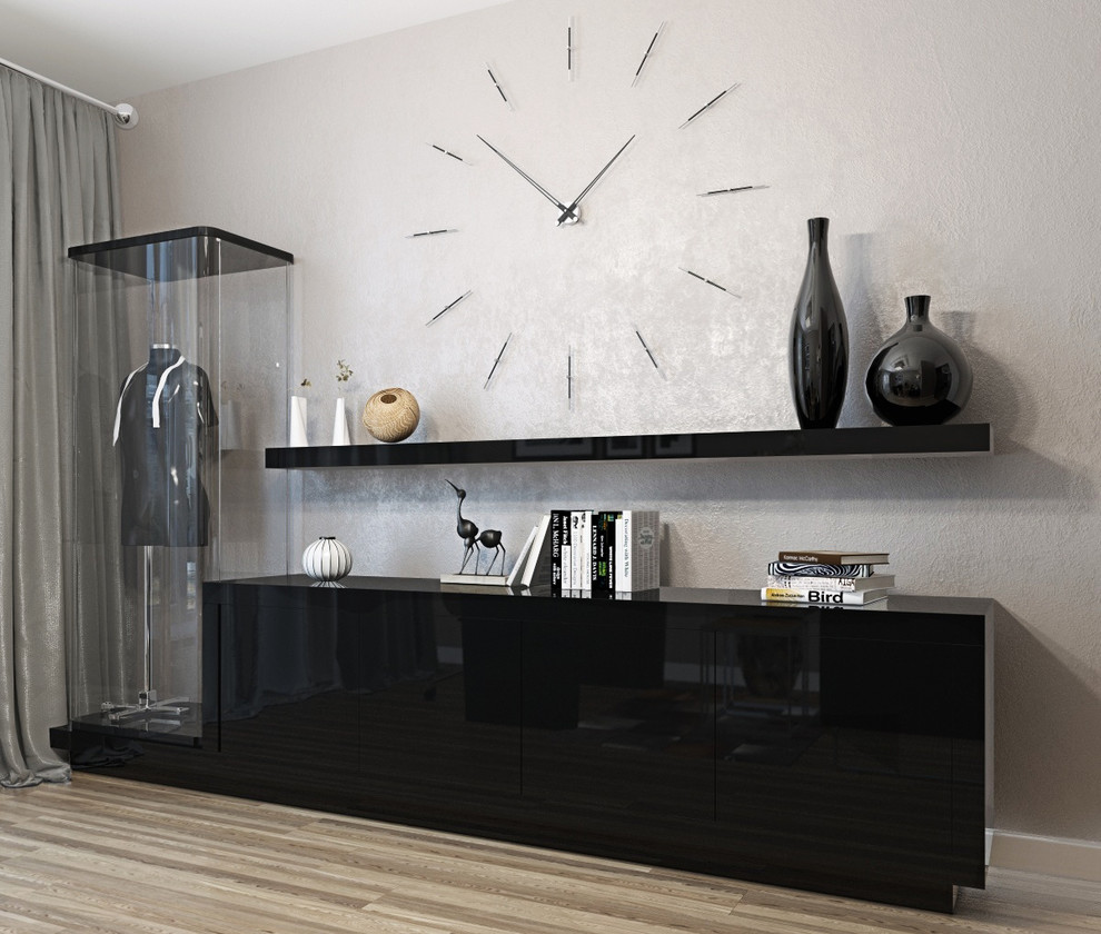 Таунхаус с черными акцентами