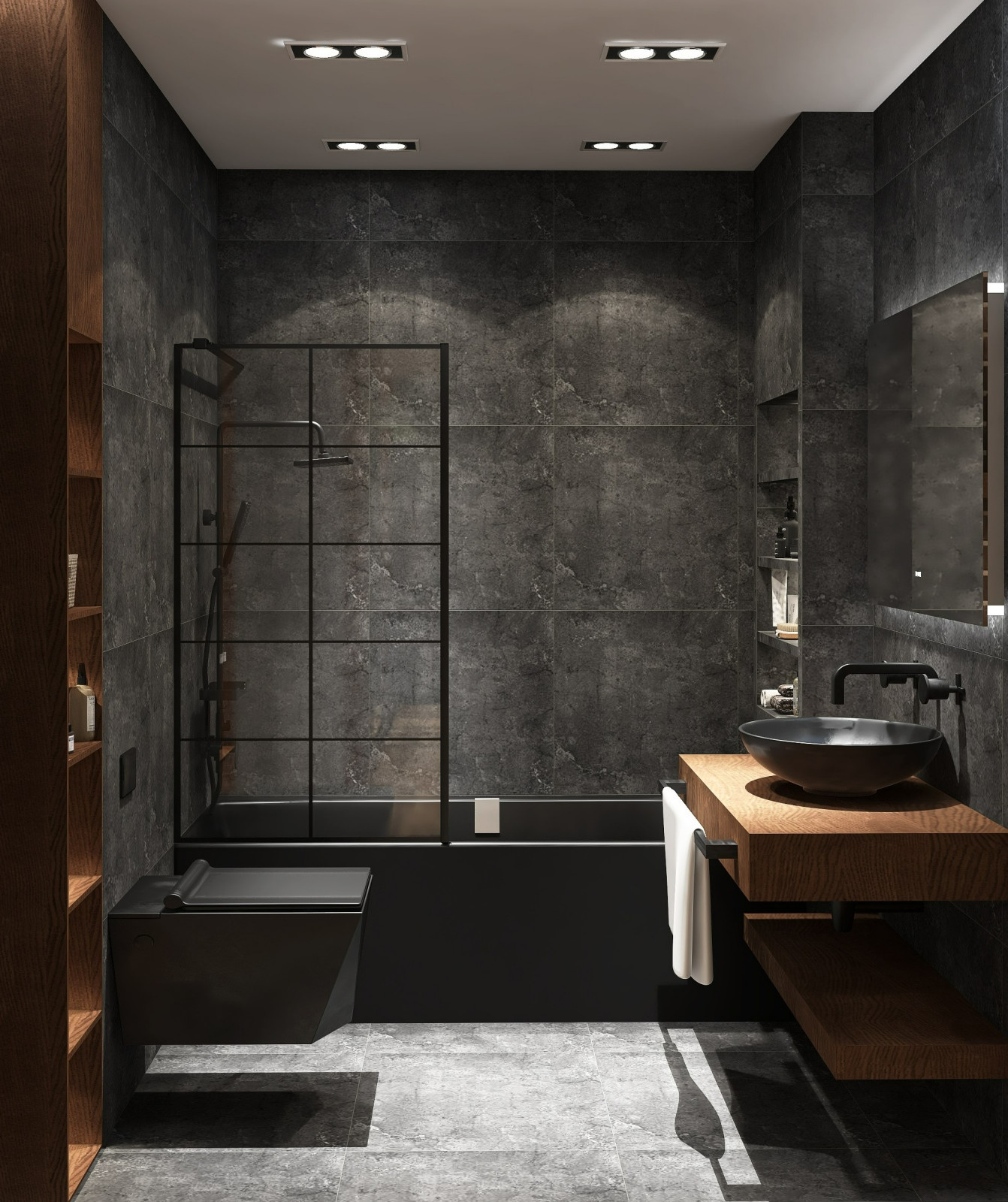 Квартира в стиле лофт с яркими акцентами