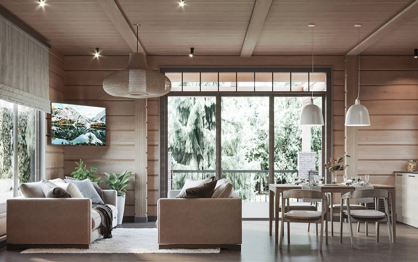 Баня в реликтовом поселке Ёлки