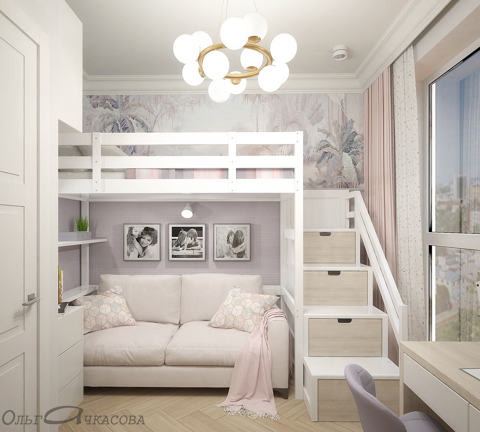 проект квартиры в Москве для семьи из четырех человек