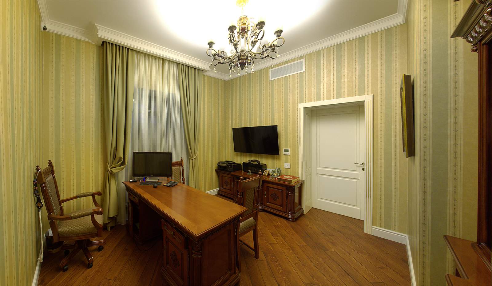 Дизайнерский ремонт и отделка коттеджа в Подмосковье