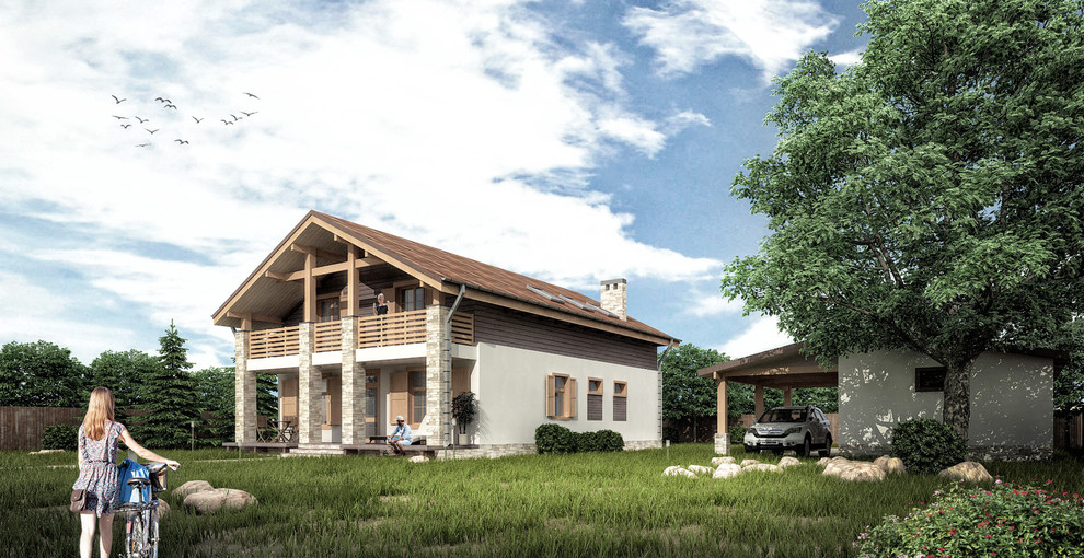 Проект дома площадью 200 м2 в Москве