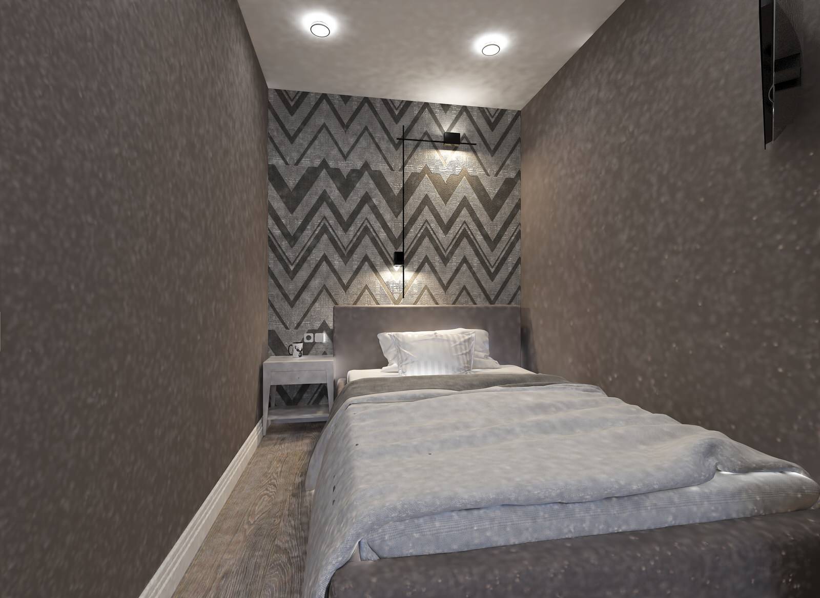 дизайн квартиры 42 кв.м ЖК Булгаковский парк