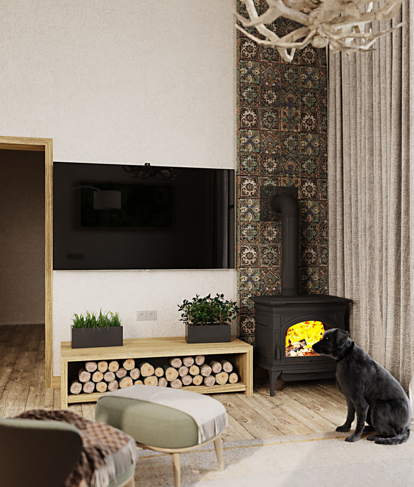 Обложка проекта: Дизайн-проект загородного дома