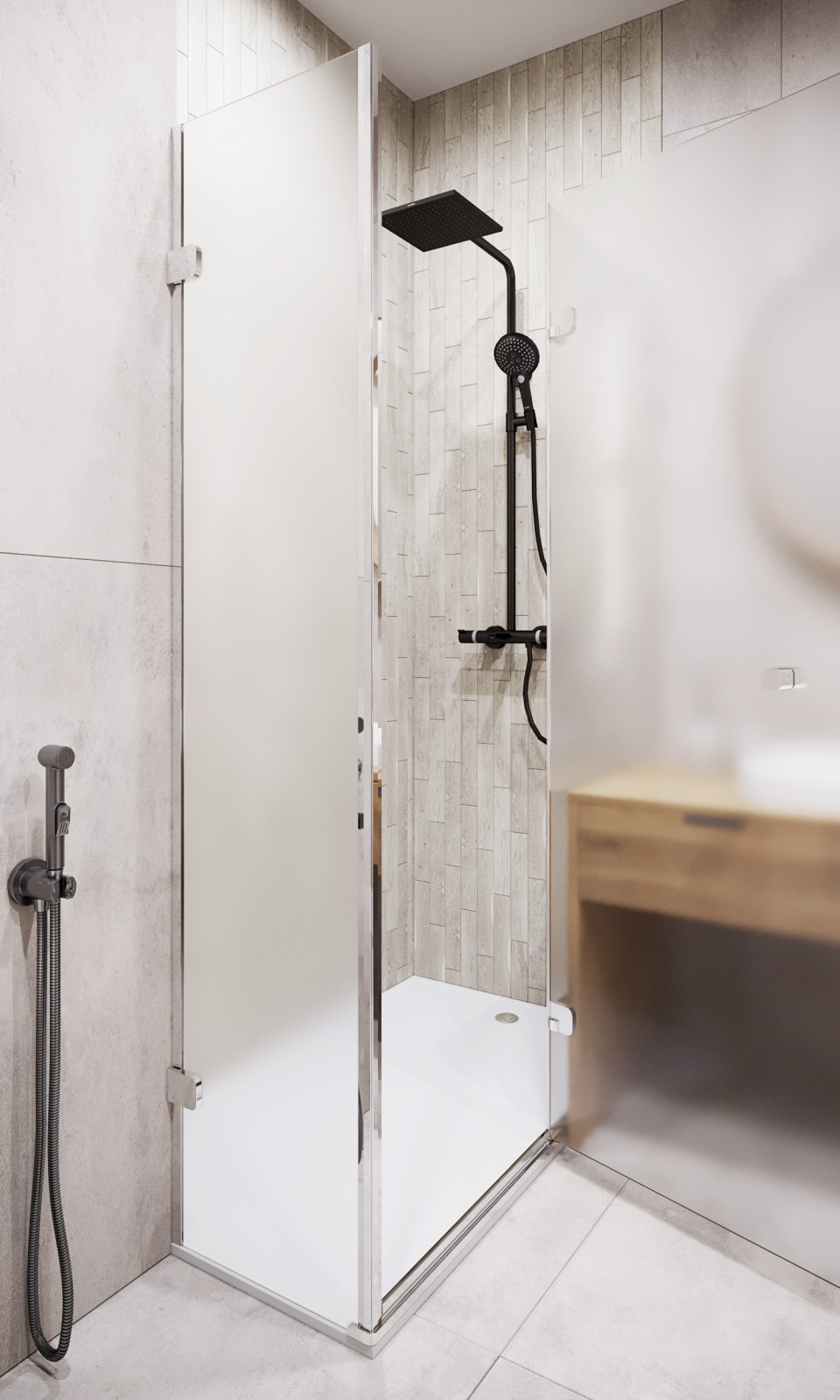 Проект квартиры "Ecoline", душевая