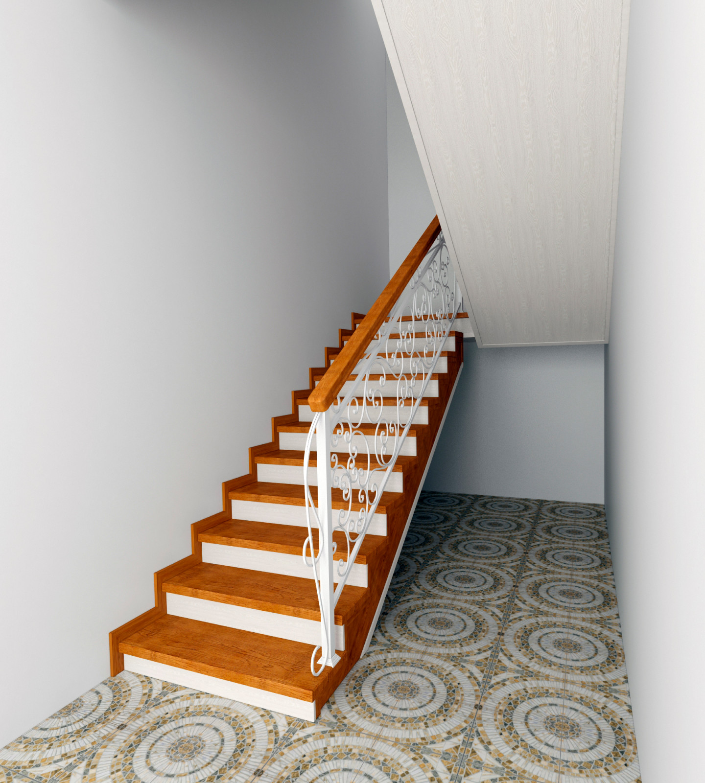 Облицовка каркаса массивом ясеня