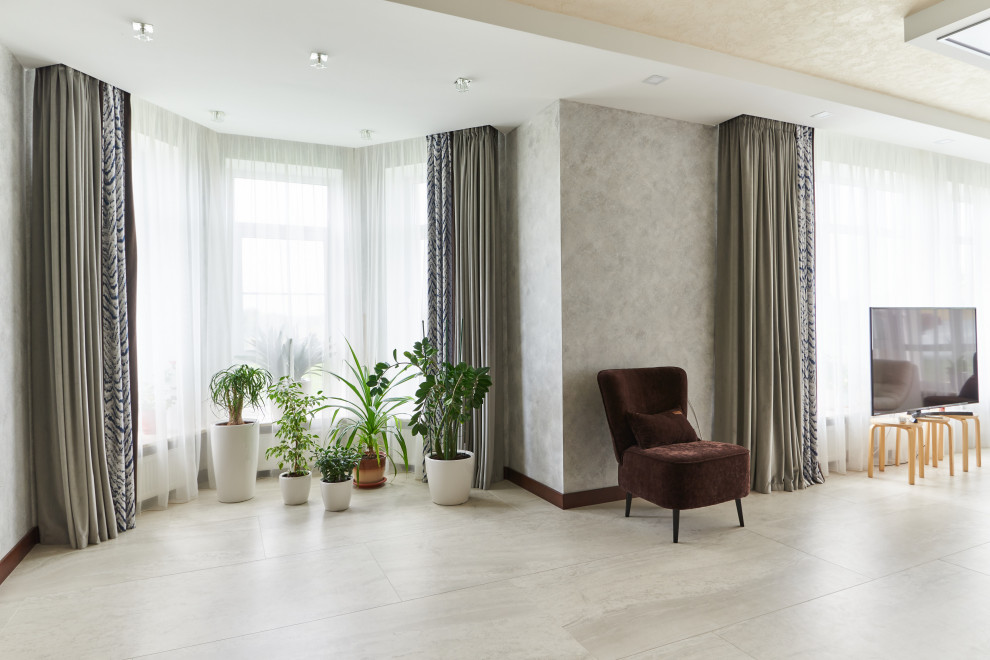 Шторы в коттедже в подмосковье